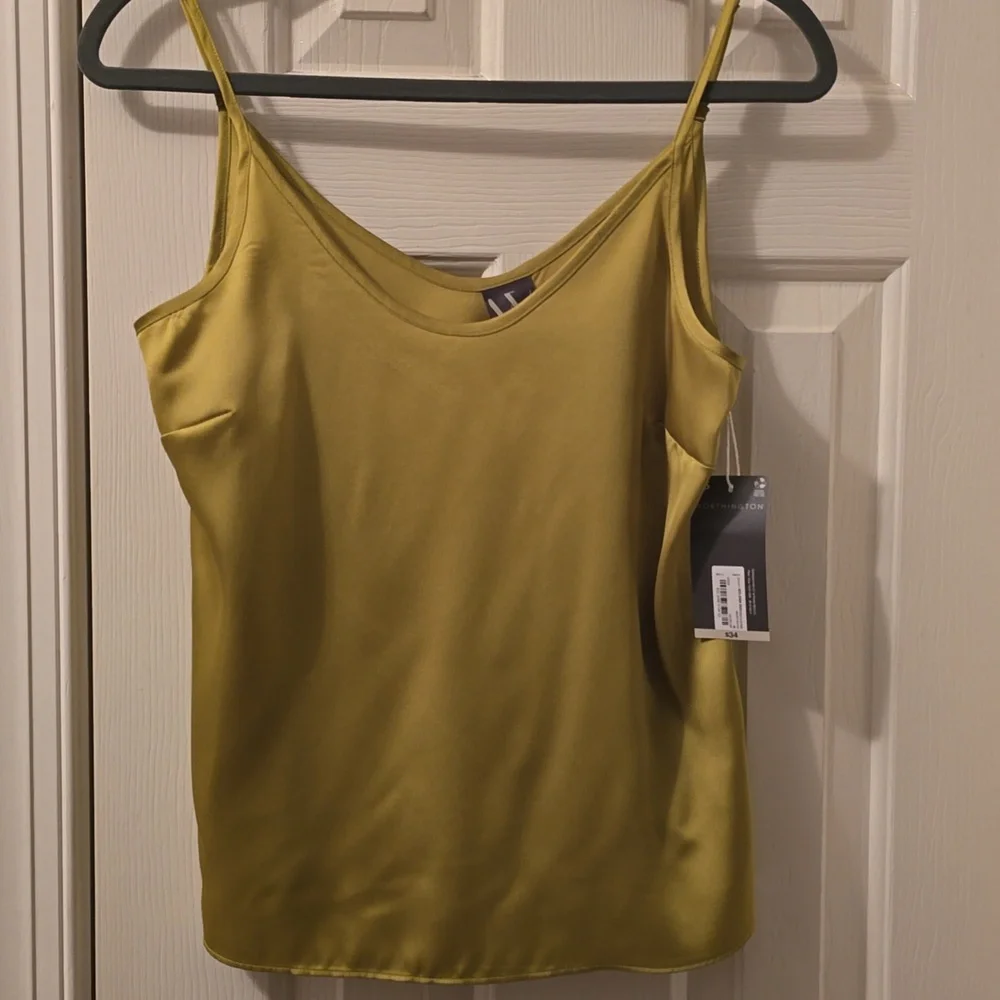 WORTHINGTON BRAND WOMAN'S "GOLDEN LIME" TANK CAMI SIZE XS